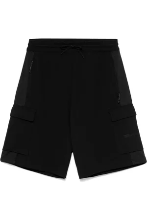 EA7 Shorts, Herre, Sort, S, Sorte Shorts med Lommer