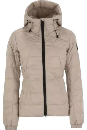Canada Goose Jakke, Dame, Lyserød, XS, Uld, Lyserød hættetrøje med stormklap