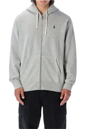 Ralph Lauren Sweathshirts & Hoodies, Herre, Grå, XL, Bomuld, Herretøj Strikvarer AndoverHeather Ss25