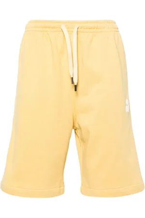 Isabel Marant Shorts, Herre, Gul, XS, Bomuld, Mahelo Jersey Bermuda Shorts