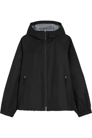 Jil Sander Jakke, Herre, Sort, L, Uld, Sort Hætteparka Jakke