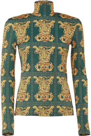 La DoubleJ Top, Dame, Flerfarvet, M, Tyl, Rullekravesweater med uendelige stylingmuligheder