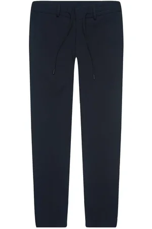 Karl Lagerfeld Bukser, Herre, Blå, L, Polyester, Straight Bukser