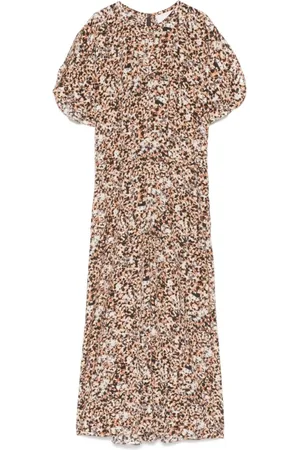 Isabel Marant Kjole, Dame, Flerfarvet, L, Uld, Keany Kjole