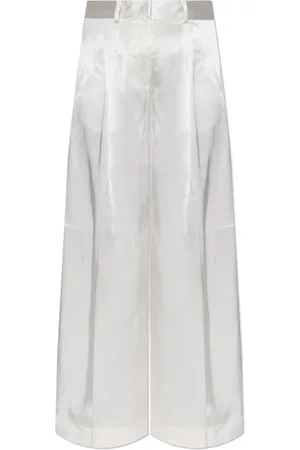 Jil Sander Bukser, Dame, Hvid, S, Shimmering Bukser