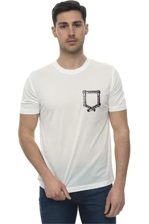 Kiton Top, Herre, Hvid, 2XL, Rundhals T-shirt