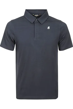 K-Way Top, Herre, Blå, 2XL, Bomuld, Vincelle Polo Shirt