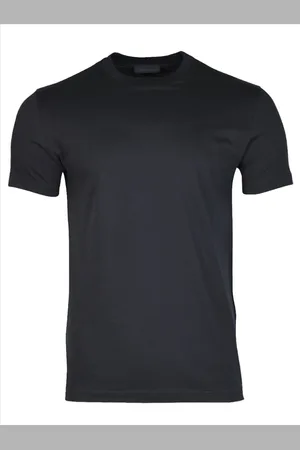 Prada Top, Herre, Sort, S, Noir Jersey T-shirt