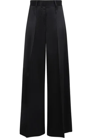 Jil Sander Bukser, Dame, Sort, L, Uld, Sort bukser til et stilfuldt look