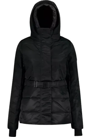 Canada Goose Jakke, Dame, Sort, L, Uld, Sort bæltet McKenna jakke