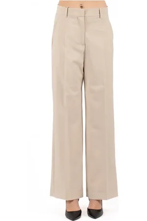 Max Mara Bukser, Dame, , 2XS, Bomuld, Wide Bukser