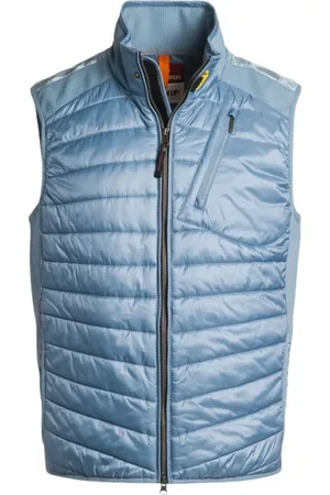 Parajumpers Jakke, Herre, Blå, 3XL, Polyester, Hybrid Vest med Stretch Polyester