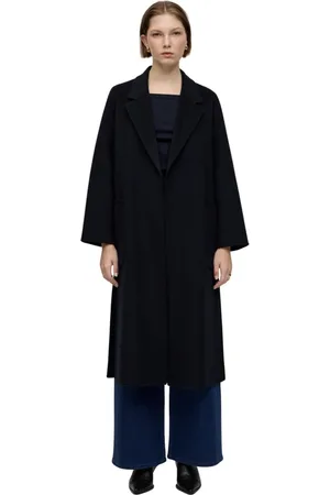 Ivy & Oak Frakke, Dame, Blå, 2XL, Uld, Celia Mantel