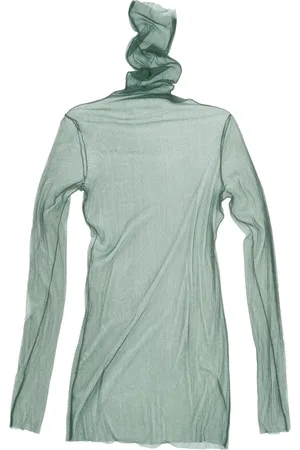Cortana Top, Dame, Grøn, XL, Tyl, tullesvane, mørkegrøn top