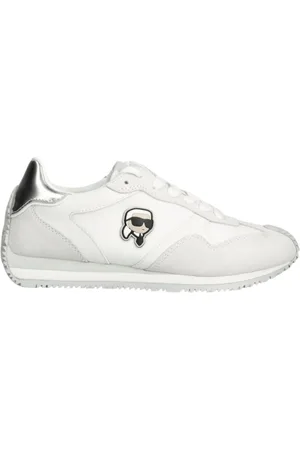Karl Lagerfeld Sko, Dame, Hvid, 40 EU, Læder, Velocette Sneakers