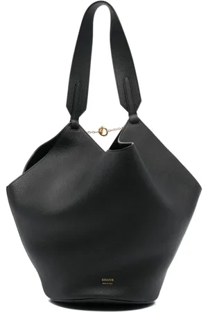 Khaite Taske, Dame, Sort, ONE SIZE, Uld, Pebbled Leather Toggle Bag
