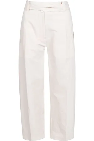 Moncler Bukser, Dame, , 2XS, Bomuld, Genius 1952 Belted Cropped Pants