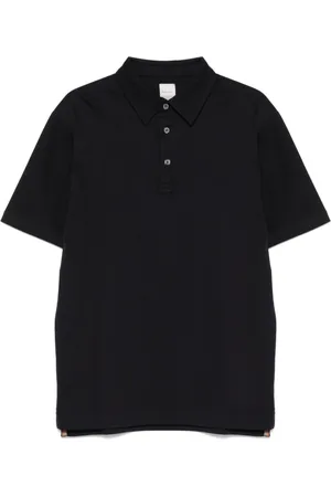 Paul Smith Top, Herre, Blå, XL, Blå Polo Skjorte Kort Ærme
