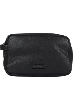 John Richmond Taske, Herre, Sort, ONE SIZE, Pouch Bag