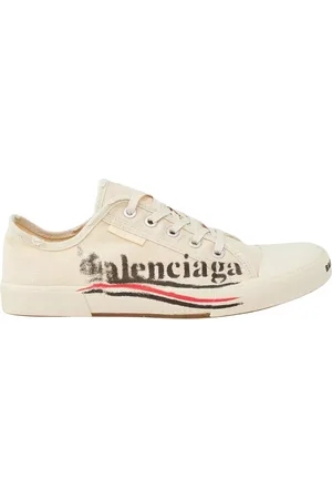 Balenciaga Sko, Dame, , 41 EU, Bomuld, Distressed sneakers klassisk snøring