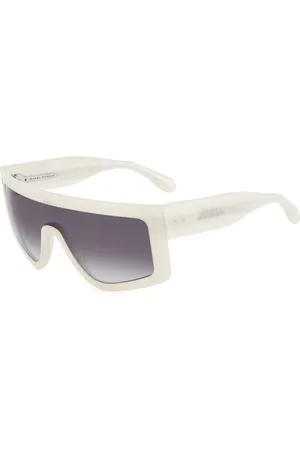 Isabel Marant Tilbehør, unisex, Hvid, ONE SIZE, Perlemorshvide solbriller