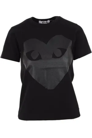 Comme des Garçons Top, Dame, Sort, M, Bomuld, T-shirts