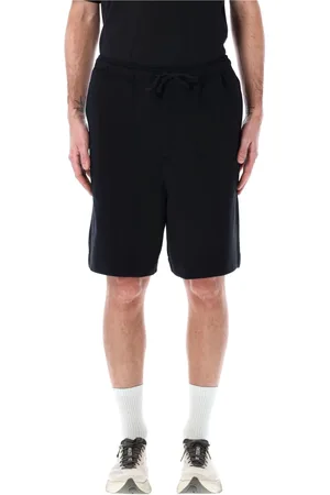 Y-3 Shorts, Herre, Sort, XL, Bomuld, French Terry Casual Shorts
