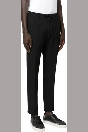 Karl Lagerfeld Bukser, Herre, Sort, M, Polyester, Slim-fit Bukser