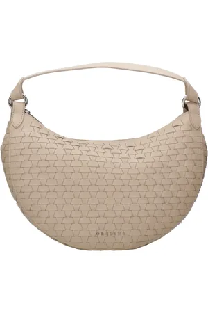 Orciani Taske, Dame, , ONE SIZE, Uld, Flettet læder skuldertaske