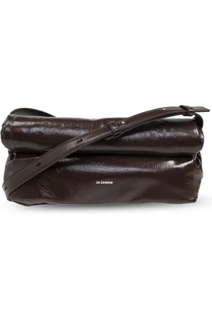 Jil Sander Taske, Dame, Brun, ONE SIZE, Uld, Skuldertaske Rollup Small