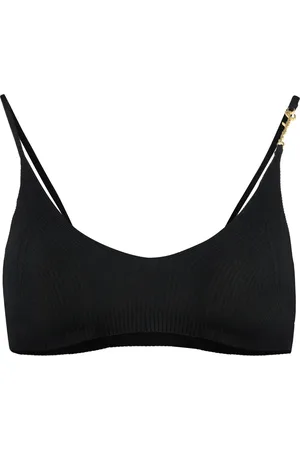 Jacquemus Top, Dame, Sort, L, Uld, Strikket Cropped Top