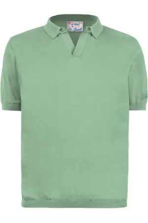 MC2 SAINT BARTH Top, Herre, Grøn, L, Uld, Stilfulde T-shirts og Polos