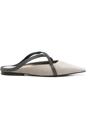 Brunello Cucinelli Sko, Dame, , 40 EU, Spidse Balletflader