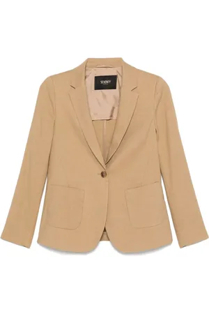 SEVENTY BY SERGIO TEGON Jakke, Dame, Brun, 2XL, Uld, Brun Jakker til Stilfulde Outfits
