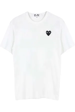 Comme des Garçons Top, Herre, Hvid, 2XL, Bomuld, T-shirts