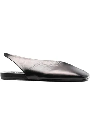 Jil Sander Sko, Dame, Sort, 36 EU, Læder, Ballerina Sko