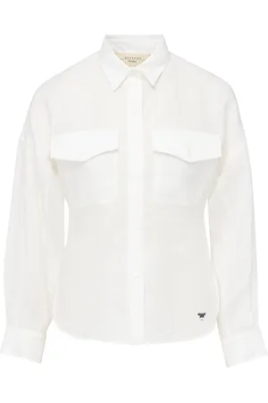 Max Mara Bluser & Skjorter, Dame, Hvid, S, Elegant Spoleto Kjole