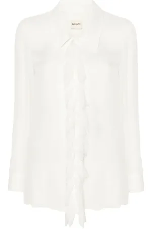 Khaite Bluser & Skjorter, Dame, Hvid, XS, Luka Top