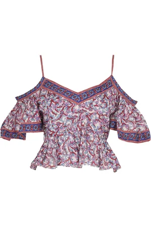 Isabel Marant Bluser & Skjorter, Dame, Flerfarvet, XS, Bomuld, Garuva Top