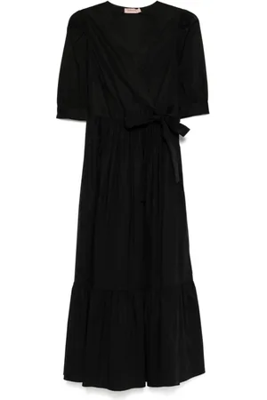 Twin-Set Kjole, Dame, Sort, S, Sort Kjole Sæt Elegant Chic