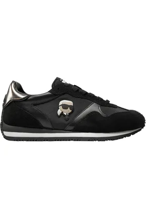 Karl Lagerfeld Sko, Dame, Sort, 37 EU, Læder, Velocette Sneakers