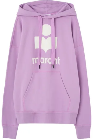 Isabel Marant Sweathshirts & Hoodies, Dame, Lilla, 2XS, Bomuld, Mansel Hættetrøje