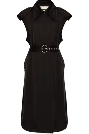 Jil Sander Frakke, Dame, Sort, M, Sleeveless Coat