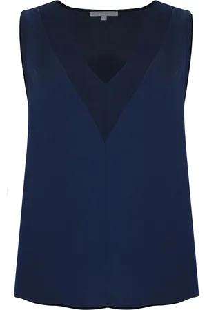 Kocca Top, Dame, Blå, XS, Bomuld, Ærmeløs Top