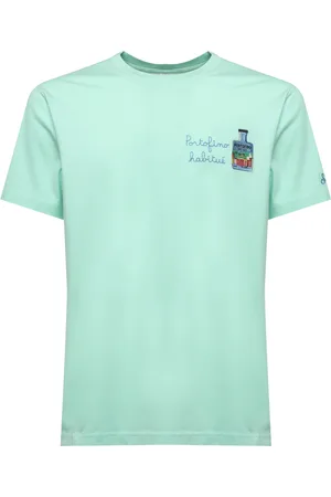 MC2 SAINT BARTH Top, Herre, Grøn, 2XL, Bomuld, Bomuld T-shirts og Polos, Salviegrøn