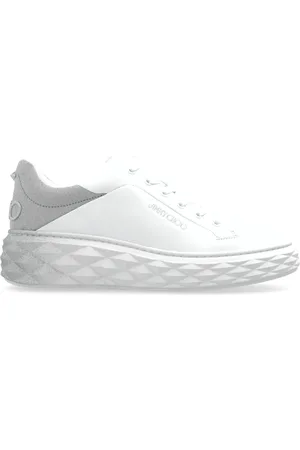 Jimmy Choo Sko, Dame, Hvid, 40 1/2 EU, Læder, Diamond Maxi F II Ivr-X