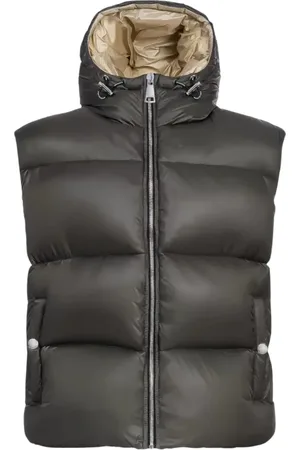 Khrisjoy Jakke, Dame, Grøn, XS, Uld, Puffer Vest med Hætte