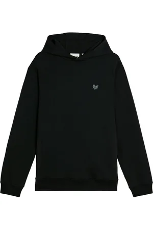 Lyle & Scott Sweathshirts & Hoodies, Herre, Sort, XS, Mellemlag Bland Hoodie