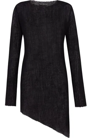 Cortana Strik, Dame, Sort, XL, Uld, Maryam, top i sort jomfru uld