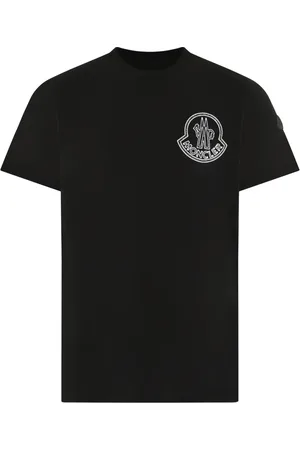 Moncler Top, Herre, Sort, M, Herre Kortærmet T-Shirt
